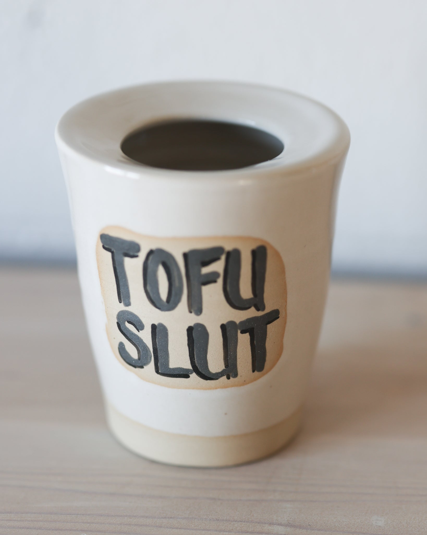Vegan Travel Tumbler - Tofu Slut