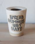 Vegan Travel Tumbler - Spread Hummus Not Hate